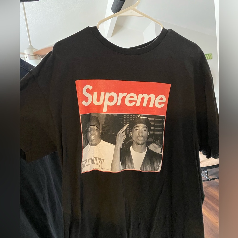 Pac and BIG Screen-printed Supreme